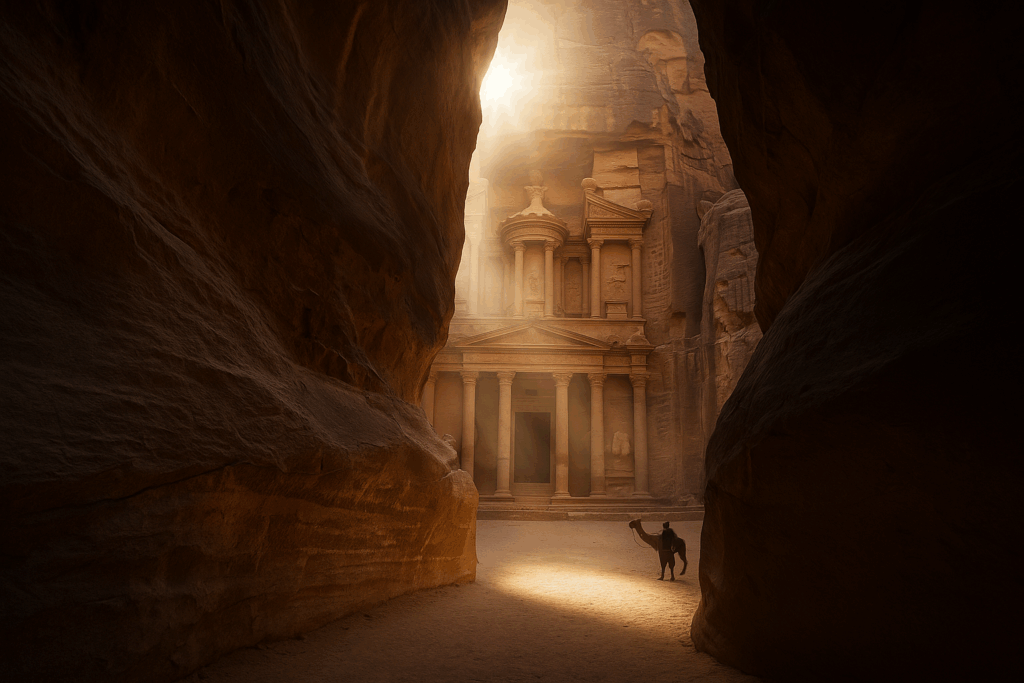 Petra Jordanien – Durch den Siq zum Schatzhaus