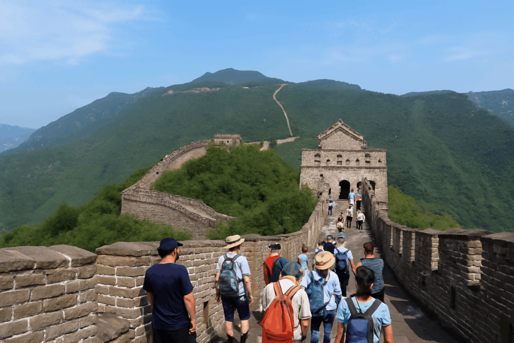 Restaurierter Abschnitt der Großen Mauer bei Badaling – zugänglich und eindrucksvoll