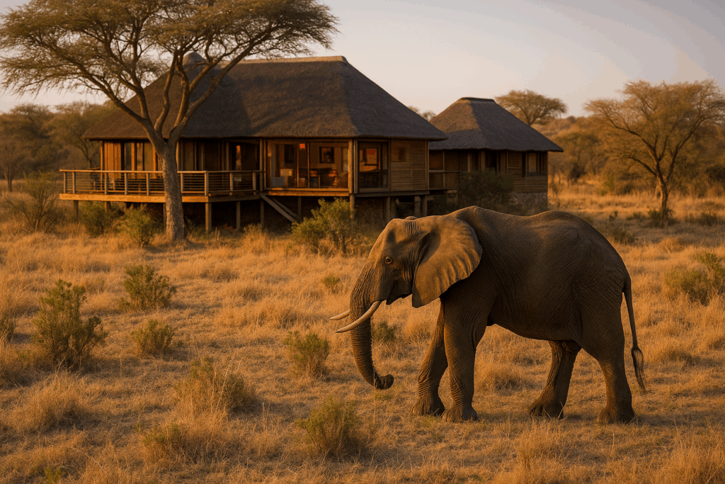 Safari Unterkunft in Südafrika - stilvolle Lodge mitten in der Natur